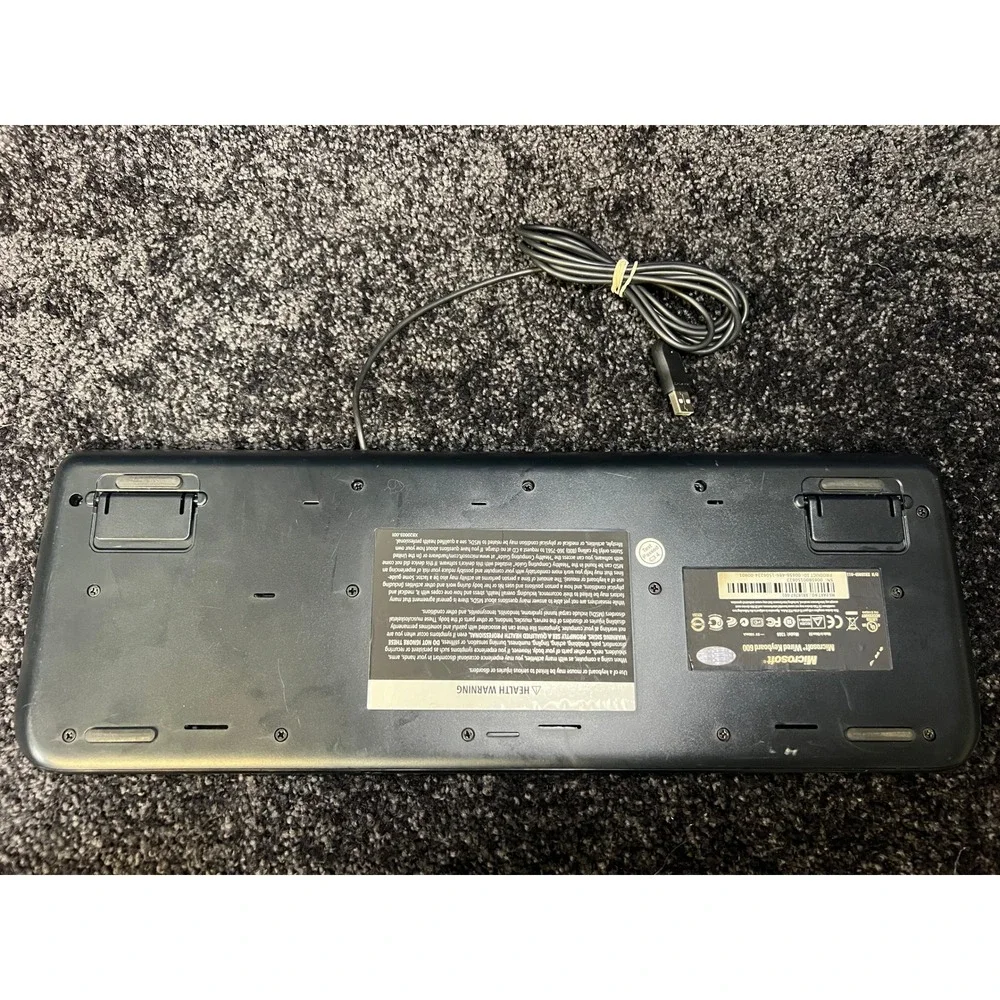 Microsoft Wired Keyboard‎ 6000 - Model 1366 - Tested Works